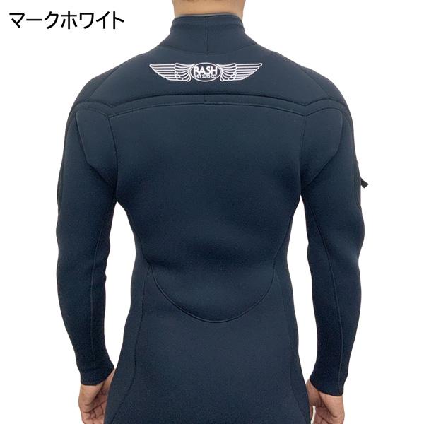 ウエットスーツ フルスーツ 24 RASH ラッシュ DZ LIMITED LONGCHEST ZIP ハイストレッチジャージ 3.5mm ロングチェスト 国産｜move｜04