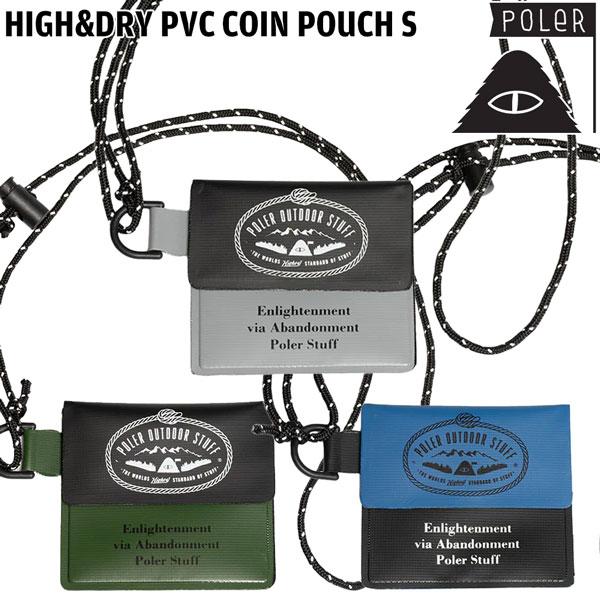 値下げ  財布 小銭入れ ポーラー ハイ＆ドライPVCコインポーチS POLER HIGH&DRY PVC COIN POUCH S メール便 | POLeR | 01