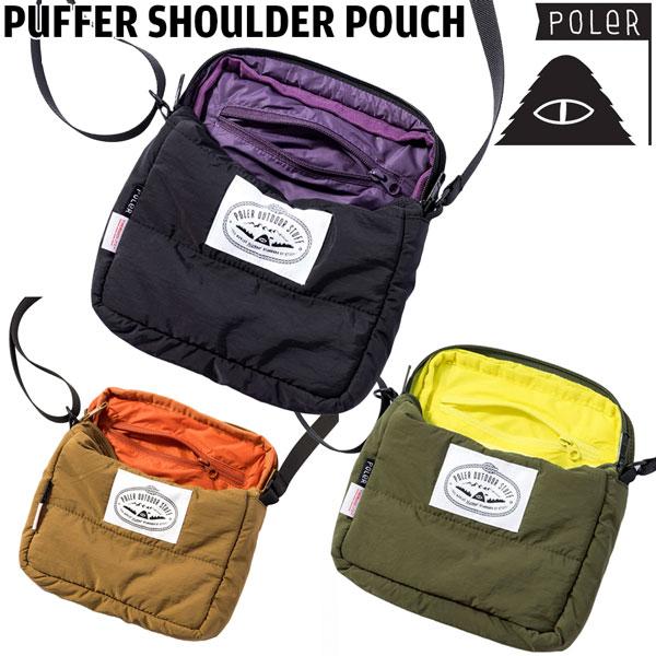 値下げ  鞄 ポーチ ポーラー パッファーショルダーポーチ POLER PUFFER SHOULDER POUCH | POLeR | 01