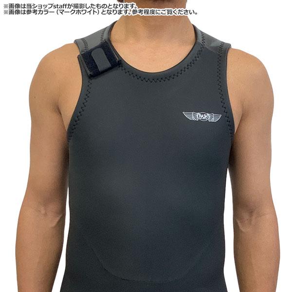 RASH ウェットスーツ ショートジョン 右肩ベルクロ仕様 ハイストレッチ