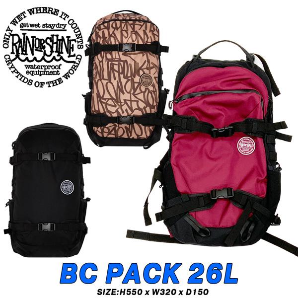 RAIN OR SHINE BC PACK 26L スノボーリュック 楽天市場】RAIN OR SHINE レインオアシャイン BC PACK 26L バック