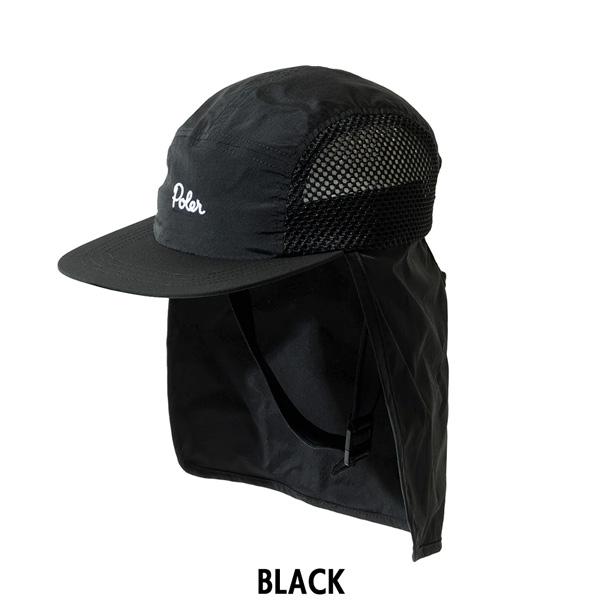 POLER SUNGUARD SURF CAP ポーラー サーフキャップ 帽子 日よけ UV対策 首ガード 海 サーフィン アウトドア 釣り フェス 必需品 軽量 正規品 | POLeR | 05