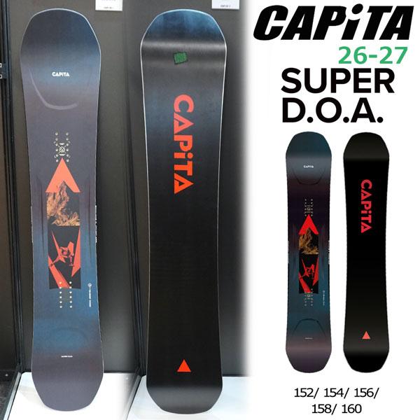 予約 26-27 CAPITA SUPER D.O.A. 26-27 スノーボード 板 メンズ フリースタイル パーク ツイン キャピタ スーパーDOA 正規品 26-27-BO-CPTの画像