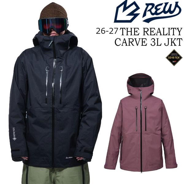 REW 予約 26-27 REW REALITY CARVE 3L JACKET 03 26-27モデル ウェア