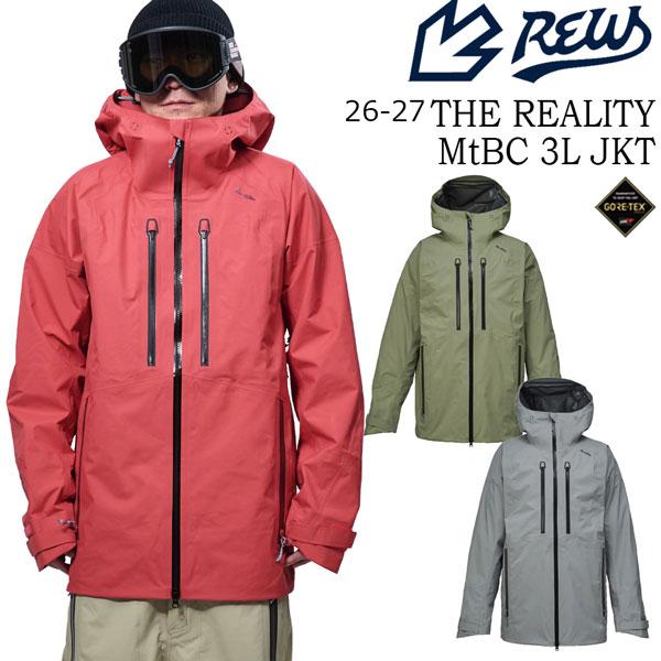 REW 予約 26-27 REW REALITY MtBC 3L JACKET 26-27モデル ウェア 3