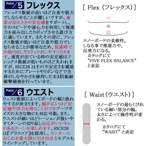 予約 RICE28 RT6 スノーボード 板 グラトリ パーク ラントリ 軽量 ツイン キャンバー 高反発 国産 ライス28 26-27-BO-R28_25