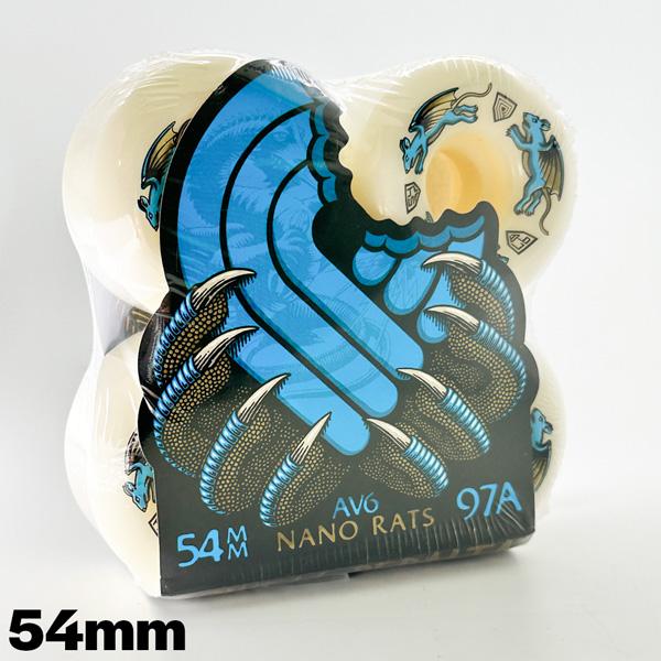 ウィール パウエルペラルタ POWELL PERALTA DRAGON FORMULA NANO RAT 54 x 34mm 97A AV6 4個セット ドラゴンフォーミュラー | ブランド登録なし | 02