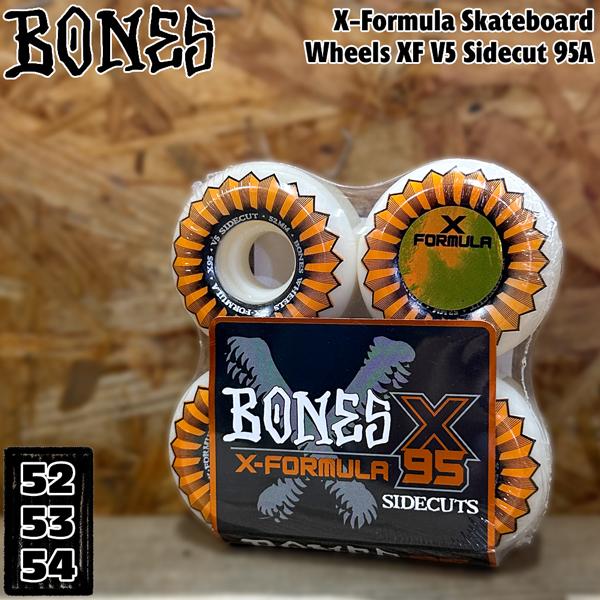 BONES X-FORMULA 54mm 95A ウィール 4個入り ボーンズ ウィール BONES WHEELS X-Formula Skateboard Wheels XF V5