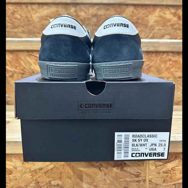 コンバース ロードクラシック スケートボード CONVERSE SKATEBOARDING ROADCLASSIC SK SY OX BLACK/WHITE スニーカー ローカット | CONVERSE | 16