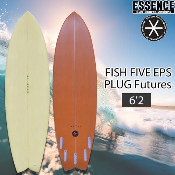 新入荷！人気！ESSENCE FISH FIVE　EPS 6'2\"　フィン付属！ ESSENCE エッセンス FISH 5 フィッシュファイブ 6'2 EPS 5