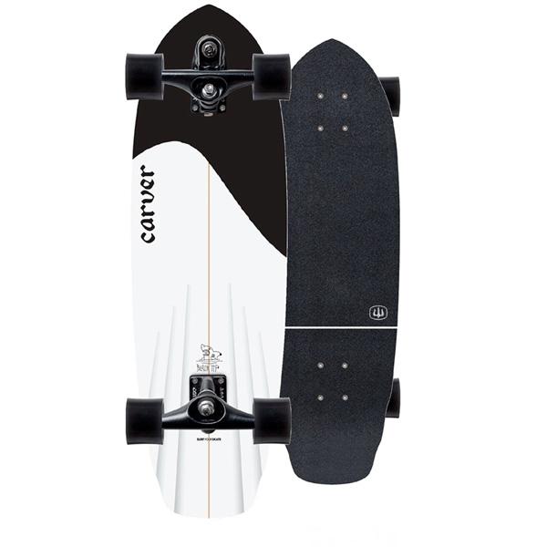 Curver カーバー サーフスケート CARVER BLACK TIP CX TRUCKS 32.5