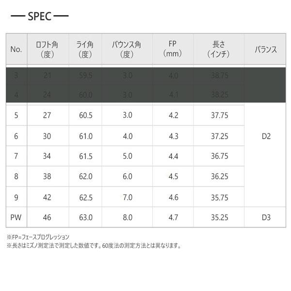 ミズノプロ MIZUNO PRO 241アイアンセット Dynamic Gold HT スチールシャフト 5〜9PW(6本セット) ゴルフ クラブ｜move｜04