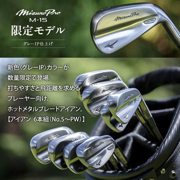 MIZUNO（ミズノ） ミズノプロ Mizuno Pro M-15 アイアン グレーIP