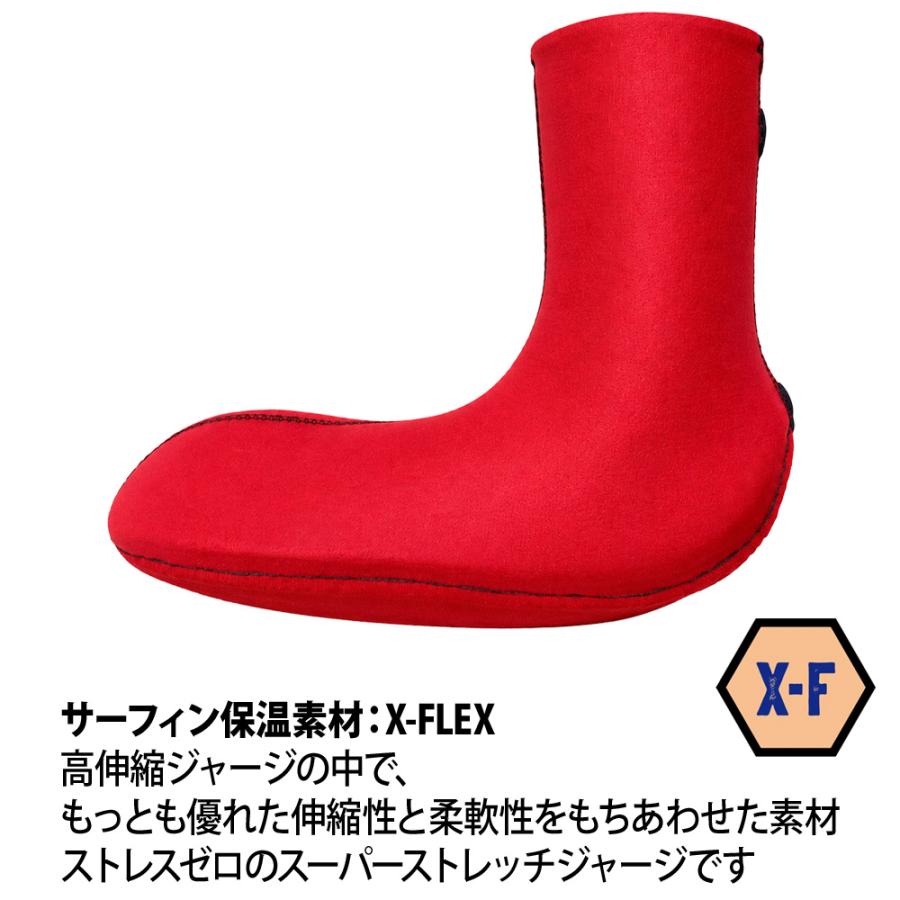 【予約】サーフエイト ブーツ 26-27 SURF8 3mm クイックオンソックス ラウンド BLACK 86F1FX2 | SURF8 | 06