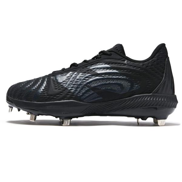 ニューバランス New Balance 野球スパイクシューズ ウレタンソール 埋め込み金具 一般用 AB4040K7 ブラック ワイズ2E P革加工不可 | New Balance | 01
