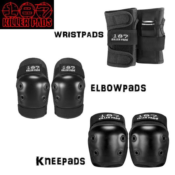 187 KILLER PADS(キラーパッド) JR ジュニア SIX PACK(ELBOW,KNEE,WRIST) 子供用 3点セット SK8 スケート ストリートスポーツ用 187 KILLER PADS(キラーパッド) JR ジュニア SIX PACK(ELBOW,KNEE,WRIST) 子供用 3点セット SK8 スケート ストリートスポーツ用