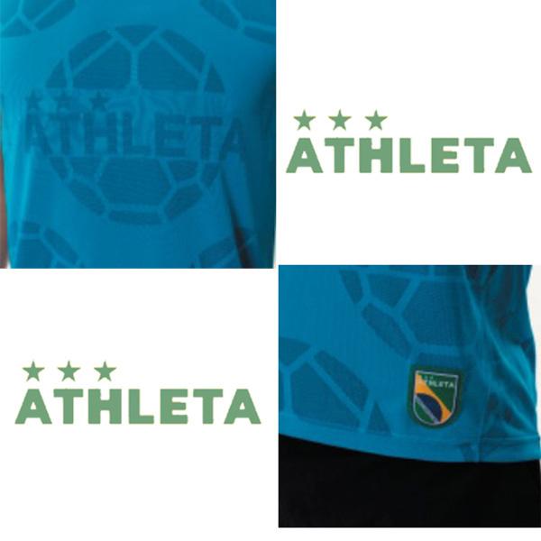 サッカーウェア アスレタ Athleta ついに再販開始 ジャガードメッシュ Ath 21ss フットサル ノースリーブシャツ メール便配送