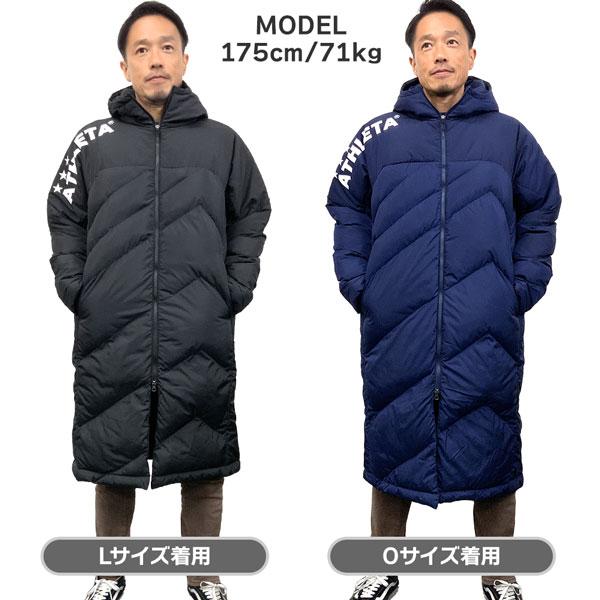 サッカー ウェア アスレタ ATHLETA ベンチコート フットサル ウェア ath-23aw｜move｜04