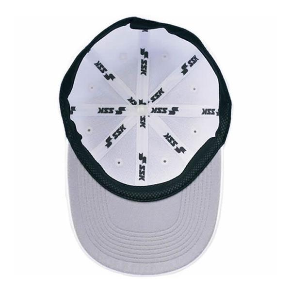 野球 SSK エスエスケイ 練習帽子 角ツバ8方型ベースボールキャップ -ホワイト・ネイビー・ブラック- | エスエスケイ（スポーツ用品） | 04