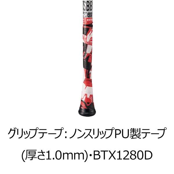 ゼット 一般軟式カーボンバット ZETT 軟式FRPバット モンスターブラックキャノン HYDRA トップバランス 83cm 84cm 85cm シルバー 日本製_5