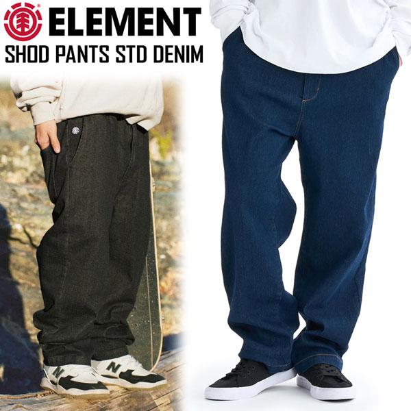 エレメント パンツ ELEMENT SHOD PANTS STD DENIM デニムパンツ ワイドシルエット BF022700 | ELEMENT | 03