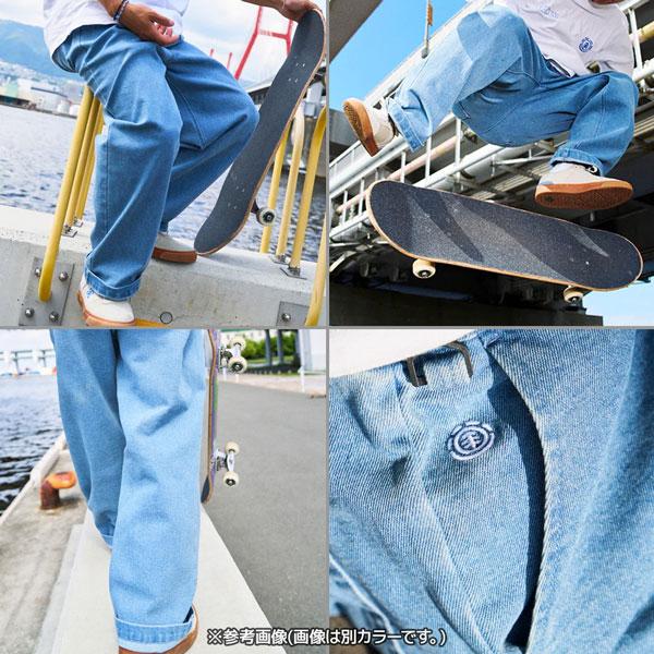 エレメント パンツ ELEMENT SHOD PANTS STD DENIM デニムパンツ ワイドシルエット BF022700 | ELEMENT | 08