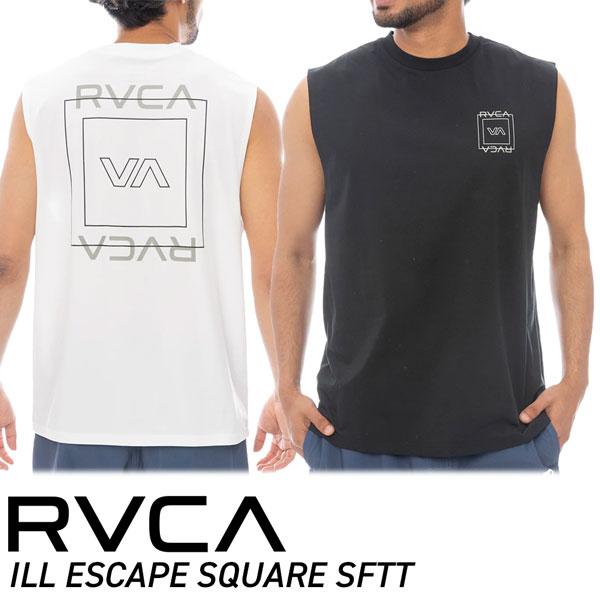 ルーカ ラッシュガード メンズ RVCA ILL ESCAPE SQUARE SFTT サーフタンクトップ ノースリーブ 水陸両用 UVプロテクト UPF50 25SS BF041879 メール便配送 | RVCA | 04