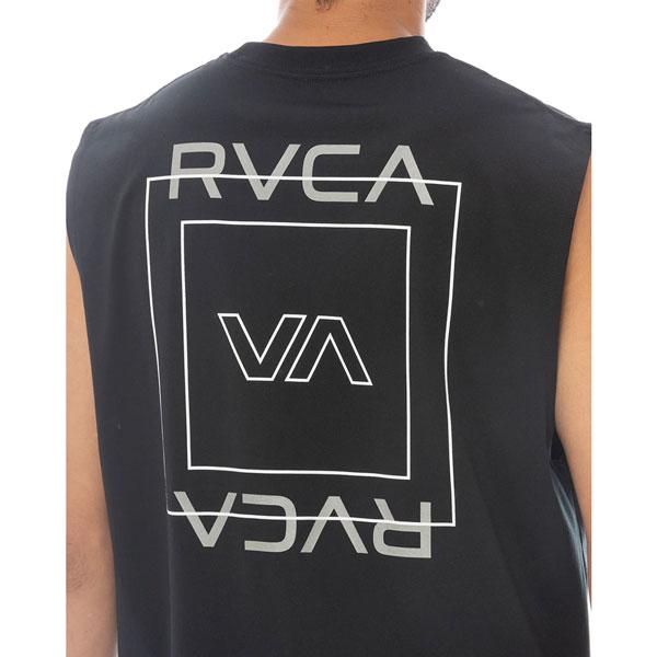 ルーカ ラッシュガード メンズ RVCA ILL ESCAPE SQUARE SFTT サーフタンクトップ ノースリーブ 水陸両用 UVプロテクト UPF50 25SS BF041879 メール便配送 | RVCA | 09
