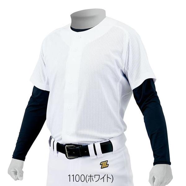 ゼット 練習 ユニフォーム 少年用 ZETT メカパン ジュニアメッシュフルオープンシャツ 野球 | ゼット | 07