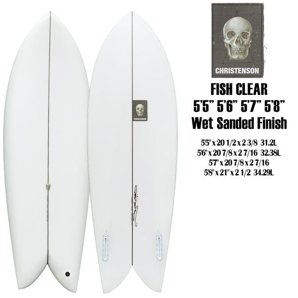 クリステンソン フィッシュ Christenson FISH CLEAR 5'5 5'6 5'7 5'8