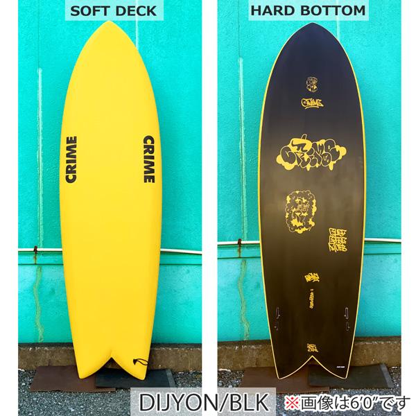 サーフボード ソフトボード 正規品 クライム CRIME SURFBOARDS CALIFORNIA KEEL 6’5” FCS2フィン