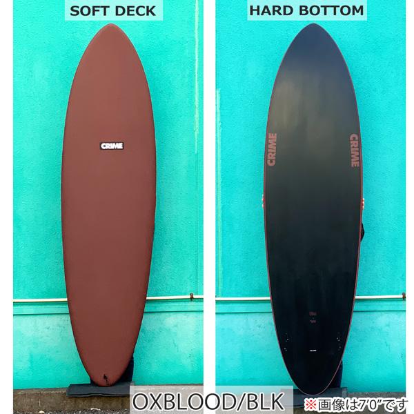 サーフボード ソフトボード 正規品 クライム CRIME SURFBOARDS CA MID TWIN 7’6” FCS2フィンボックス