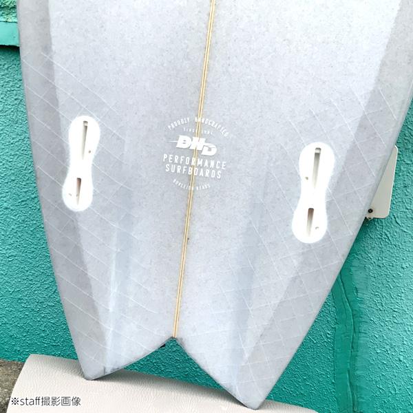 MINI サーフボード ショートボード DHD TWIN2 PU GREY TINT FCS2