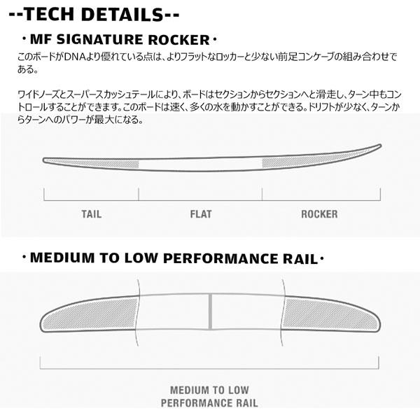 サーフボード ショートボード DHD UTOPIA EPS FCS2 FIN ユートピア 日本正規品｜move｜04