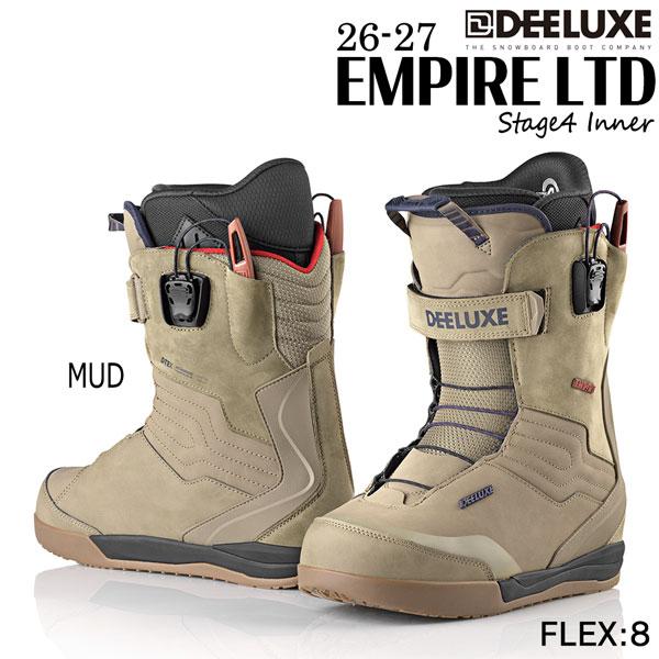 良品✨ DEELUX ディーラックス エンパイア スノーボード ブーツ ブラウン DEELUXE（ディーラックス） 予約 26-27 DEELUXE EMPIRE LTD S4
