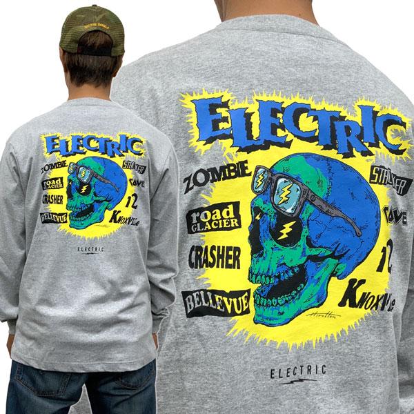 長袖Tシャツ エレクトリック ELECTRIC×HIROTTON SKULL L/S TEE 5.7oz生地 ヒロットン | ELECTRIC | 03