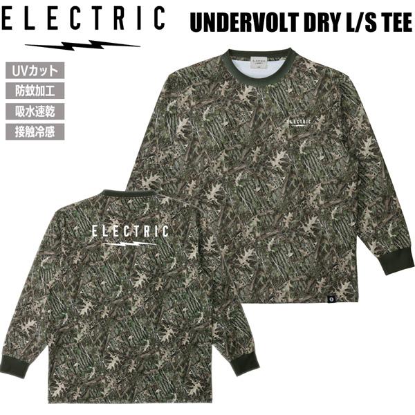 エレクトリック 長袖Tシャツ ELECTRIC UNDERVOLT DRY L/S TEE アンダーボルト ドライ UVカット 防蚊加工 吸水速乾 接触冷感 E26ST34C 26SS | ELECTRIC