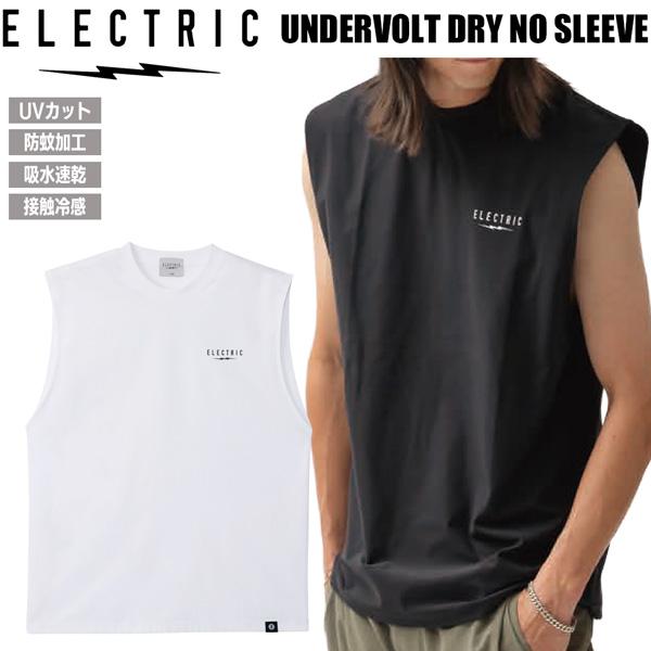 エレクトリック ノースリーブ ELECTRIC UNDERVOLT DRY NO SLEEVE アンダーボルト ドライ UVカット 防蚊加工 吸水速乾 接触冷感 E26ST38 26SS メール便配送 | ELECTRIC