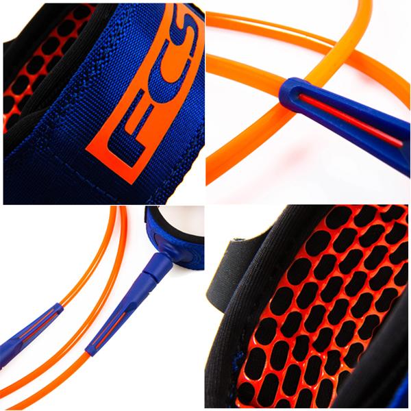 サーフィン リーシュコード FCS 8’ ALL ROUND 7mm ESSENTIAL LEASH レギュラー ファン用 エフシーエス | ブランド登録なし | 14