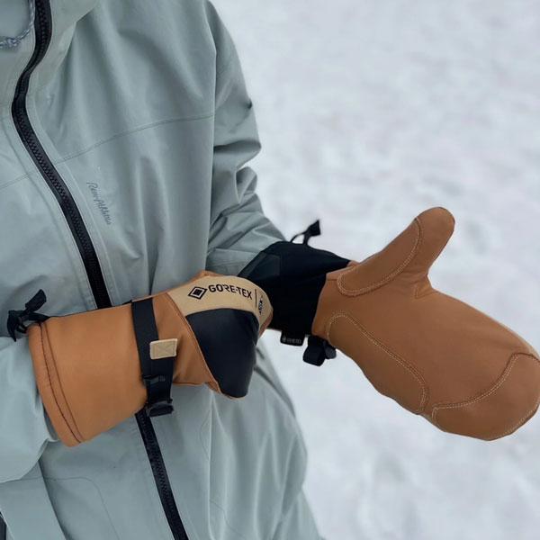 25-26 エビス カービングミットニイ EBS CARVING MITT NII スキー スノーボード 手袋 25-26-GR-EBS_16