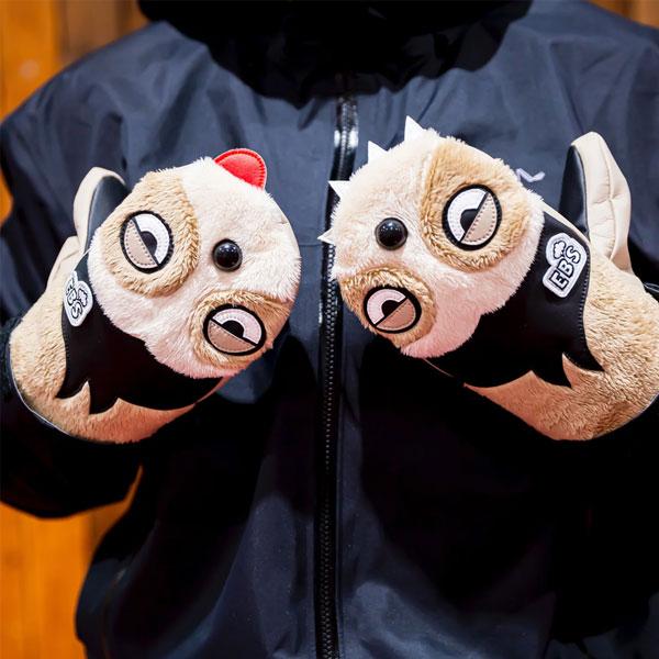 25-26 エビス ケモノちゃん EBS KEMONO CHAN スキー スノーボード 手袋