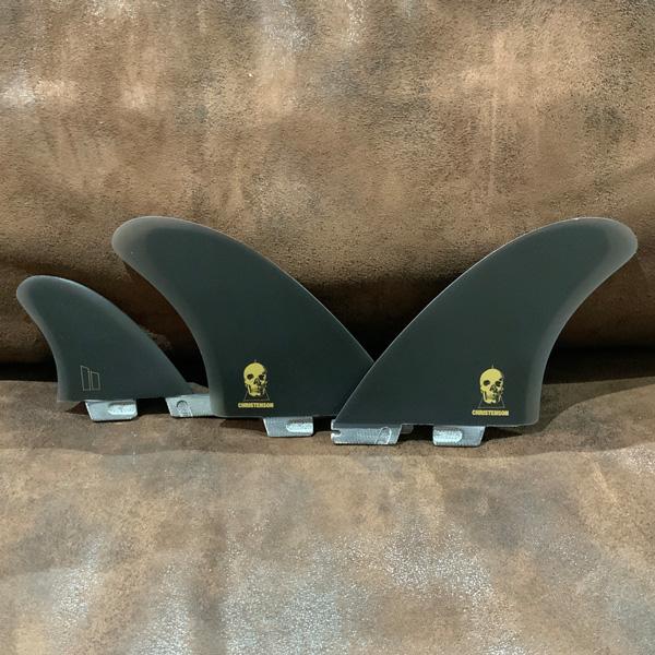 エフシーエス FCS2 FCS II CHRISTENSON TWIN+1 PG M-L BLACK RETAIL FINS 3枚 ツインスタビ クリステンソン サーフィン | FCS | 09