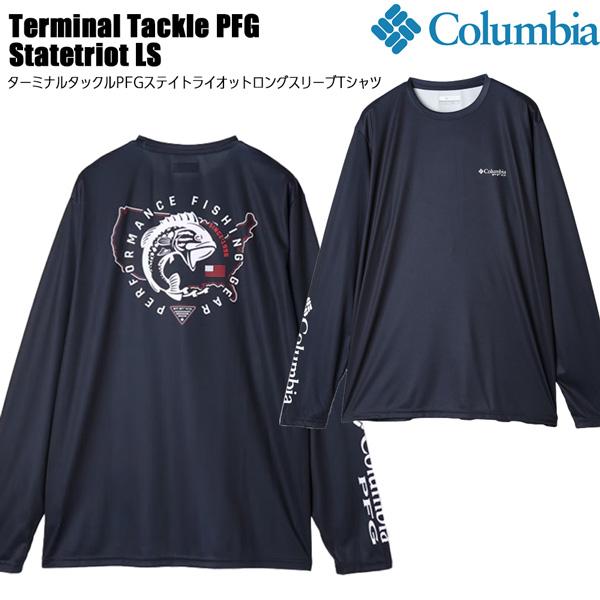 新品 コロンビアPFG　高機能ロンＴ　黒　Ｌ Columbia コロンビア ターミナルタックルPFGステイトライオット