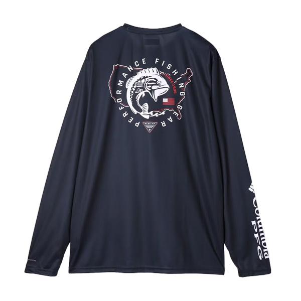 新品 コロンビアPFG　高機能ロンＴ　黒　Ｌ Columbia コロンビア ターミナルタックルPFGステイトライオット