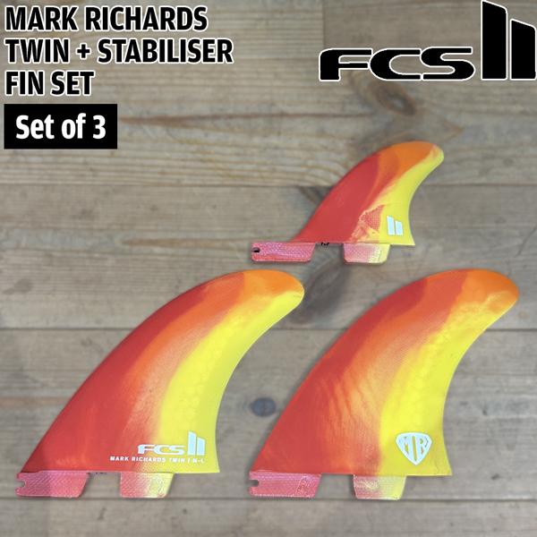 FCS FCS2 フィン FCS II MR TWIN+1 PC M-L SUNSET SWIRL RETAIL FINS