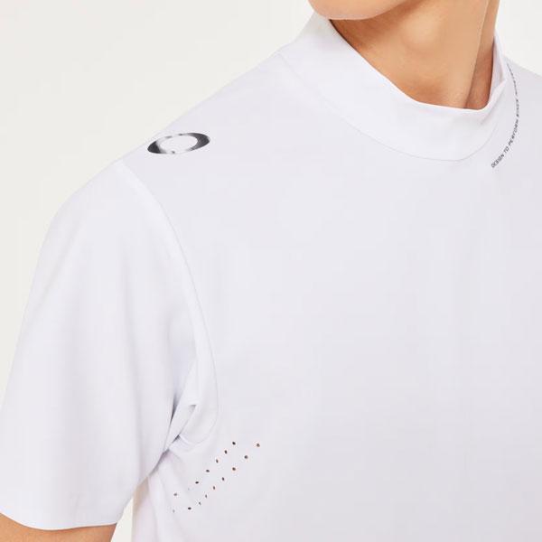 オークリー ショートスリーブ モックシャツ OAKLEY SKULL SYNCHRONISM 半袖 モックシャツ 4.0 ゴルフ ウェア GOLF | OAKLEY | 09