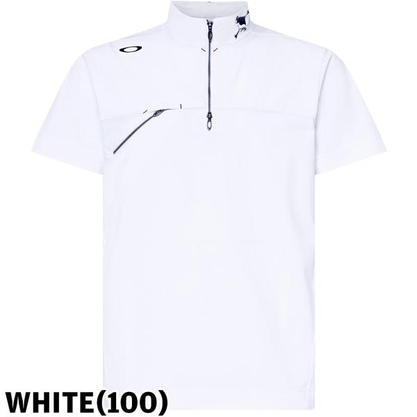 オークリー ゴルフ ウェア OAKLEY SKULL COOL STRETCH HYBRID 冷感 モックネック 半袖シャツ GOLF メール便配送_7