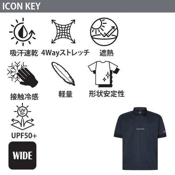 オークリー ゴルフ ウェア OAKLEY HEAT BLOCK CABANA 開襟 半袖シャツ GOLF | OAKLEY | 16