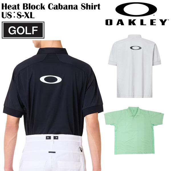 オークリー ゴルフ ウェア OAKLEY HEAT BLOCK CABANA 開襟 半袖シャツ GOLF | OAKLEY | 04