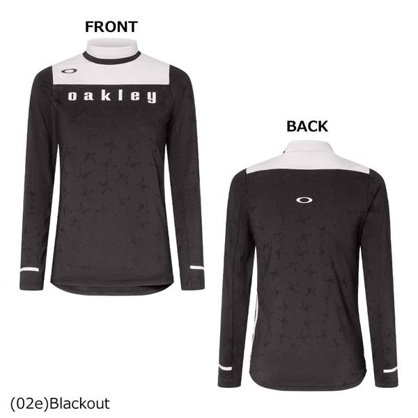 ゴルフ レディース ウェア オークリー OAKLEY ELEVATE クールストレッチ BREATH 長袖 モックシャツ 女性 GOLF | OAKLEY | 02
